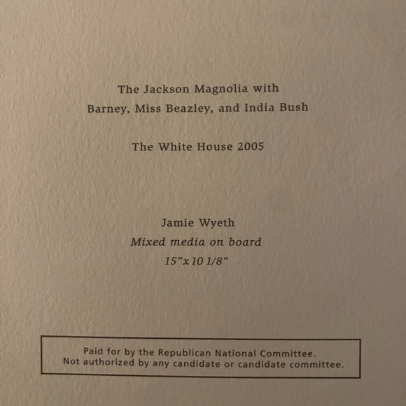 President George W. Bush - White House Christmas Card 2005 - Hallmark - Picture 6 of 6